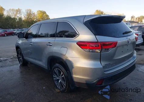 2019 Toyota Highlander Le from USA, damaged, VIN 5TDZZRFH5KS355258